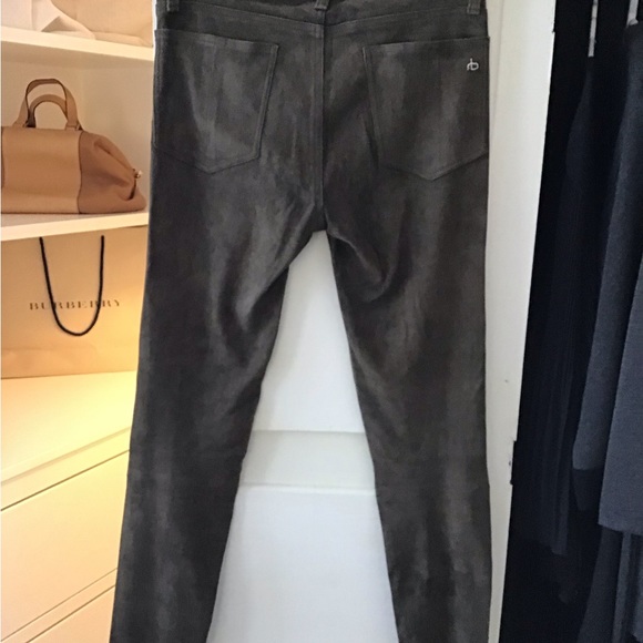 💕HOST PICK💕 NWOT Rag & Bone Loden Stretch Suede Skinny Jeans - Picture 10 of 13